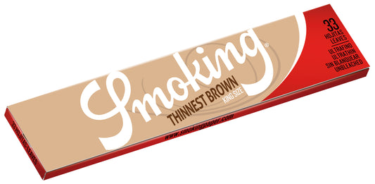 SMOKING KING SIZE THINNEST BROWN